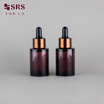 satın al Plastik damlatıcı Esans Serum Kozmetik Deri Bakımı Lüks PET 30ml şişe online manufacture
