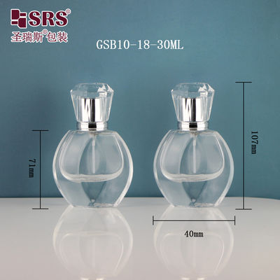 satın al Elmas Şekilli Başlık Parfüm Boş Lüks Özellik 1 oz Cam Spray Şişe online manufacture
