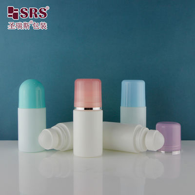 satın al 2 oz Yuvarlak Mat PP PCR Antiperspirant Gel Plastik Rulo Özelleştirme Deodorant Rulo Şişe online manufacture