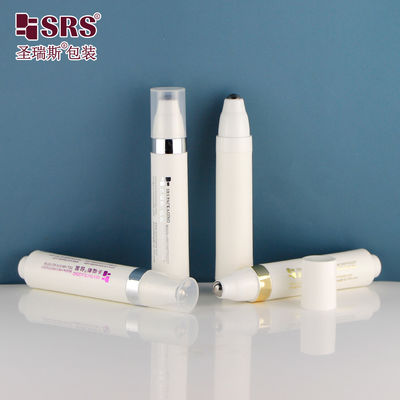 satın al 10ml PP PCR Geri dönüştürülmüş malzeme Plastik özelleştirme Basın tarzı Havasız Masaj Göz Serumu 1/3 oz Rulo Şişeler online manufacture