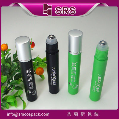 satın al SRS sıcak satış 8ml plastik yuvarlak şişe tedarikçisi kaşıntı karşıtı jel kullanımı için alüminyum kapağı ile online manufacture