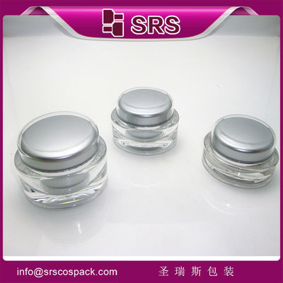 satın al J040 Cilt kremi için yuvarlak şekilli 15 ml 30 ml 50 ml kozmetik kavanoz online manufacture