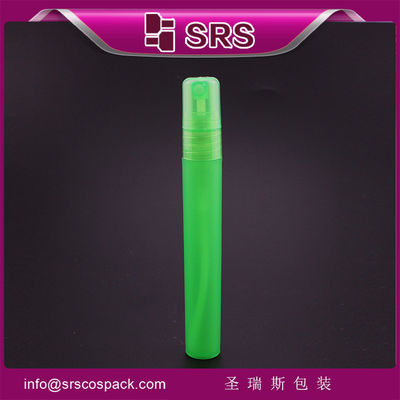 satın al SRS toptan doğa rengi yuvarlak 10ml plastik parfüm pompa püskürtücü ile küçük kap online manufacture