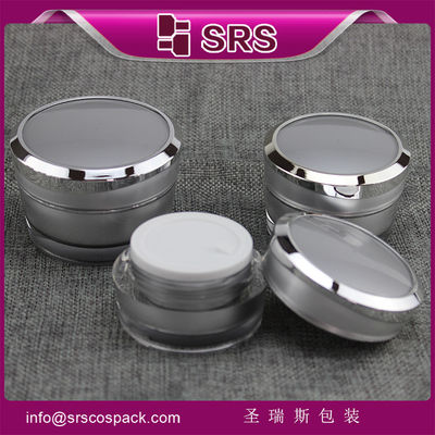 satın al Akrilik kozmetik kap 5g 10g 15g 30g 50g krem kavanozu online manufacture