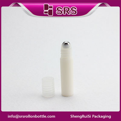 satın al Beyaz renk 5ml boş şişe. çelik topu olan boş rulo topu şişe online manufacture