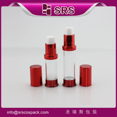 satın al A0214B 5 ml 10 ml boş havasız şişe, yüksek kaliteli seyahat boyutu vakum şişe online manufacture