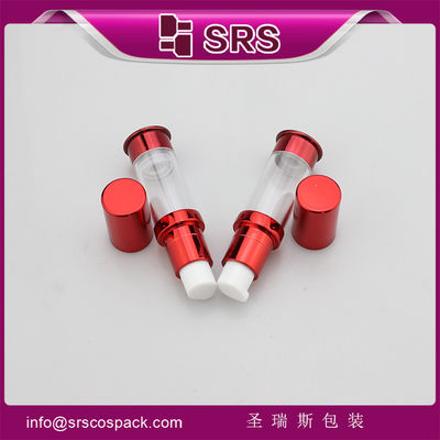 satın al A0214 metal kırmızı renkli küçük boyutlu havasız pompa şişesi serum için online manufacture