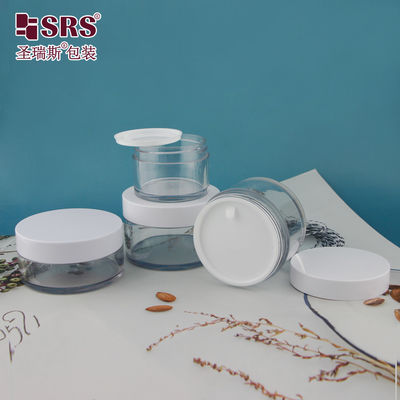 satın al 50g 80g 100g 120g 150g Boş Kozmetik Vücut Kremi Kap PET Plastik Kavanoz online manufacture