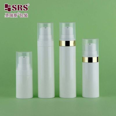 satın al 30 ml 50 ml Lüks zarif PCR PP Ekolojik malzeme diş macunu şişeleri Havasız pompa şişesi 15 ml online manufacture