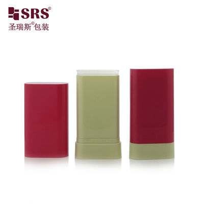 satın al 20g Oval Form Boş PP Stick Twist Up kişisel bakım konteyneri deodorant ambalajı online manufacture