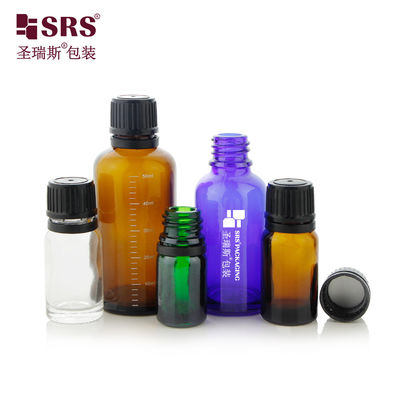 satın al 5ml 10ml 15ml 20ml 30ml 50ml 100ml Boş Cam Boston Şişeleri Çocuk Güvenli Şişe Kapağı online manufacture