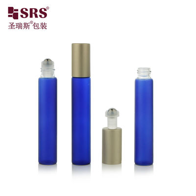 satın al 8ml Şeffaf Yuvarlak Cam Uygulayıcı Silindir Rol Top Rulo Parfüm Şişesi online manufacture
