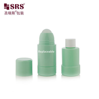 satın al 50 ml 75 ml PP PCR Geri Dönüştürülebilir Çift Duvarlı Rol Deodorant Şişesi online manufacture