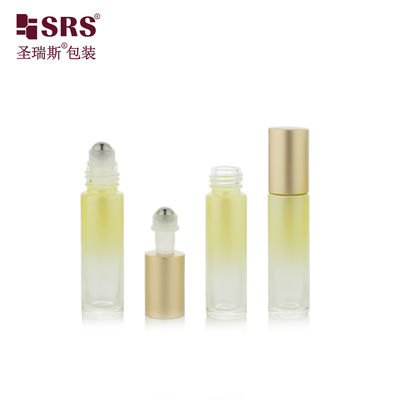 satın al 10 ml boya özel şeffaf sarı boş esanslı yağ rulo cam şişe online manufacture