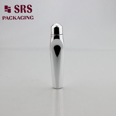 satın al Göz kremi için çelik topu olan 12 ml özel metalize gümüş PETG rulo topu şişeleri online manufacture