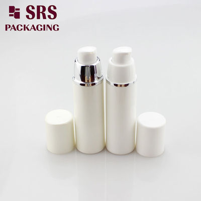 satın al A024 serum losyonu için beyaz şişe ve gümüş çizgili beyaz kapağı olan hava geçirmez PP şişe online manufacture