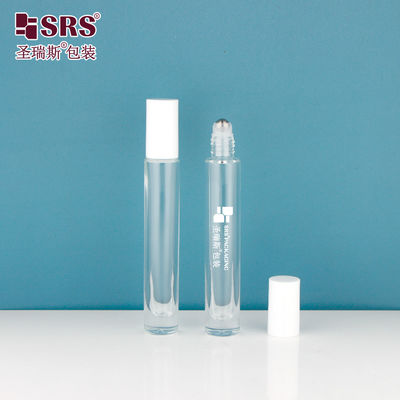 satın al GB1-10ML PP PCR Plastik Kapaklı Özel Kalın Şişe Kozmetik ve Deri Bakım Yağı Parfüm Kokusu için Cam Yuvarlak Paket online manufacture