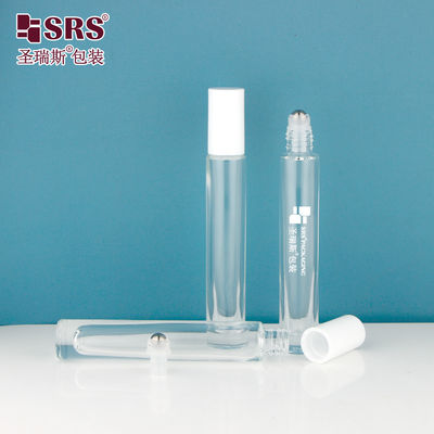 satın al GB1-10ML Lüks Yüksek Kalite Kalın Şişe Şeffaf Özel Renk Mevcut Cam Roller Top Parfüm Şişe Sızıntı Yok online manufacture