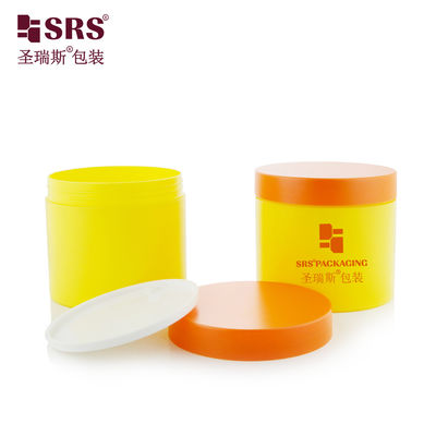 satın al SRS 400g Büyük Boyutlu Tek Duvarlı Parlak Yüz Maski PP Krem Kavanoz Dekorasyon Boyamak PCR Kapsu Paketleme online manufacture
