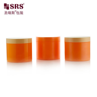 satın al SRSQ 400g Boyalı Özel Renkli Plastik PP Krema Vücut Kirlenme Kavanozu PCR Geri Dönüştürülmüş Malzeme Mat Bitmiş Baskı Logo Mümkün online manufacture
