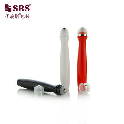 satın al SRS8447-15ML Boş Özel Renkli Plastik Roller Çelik Top Göz Gel Radian Şekli Eşsiz Tasarım PETG Malzeme Uygulayıcı online manufacture