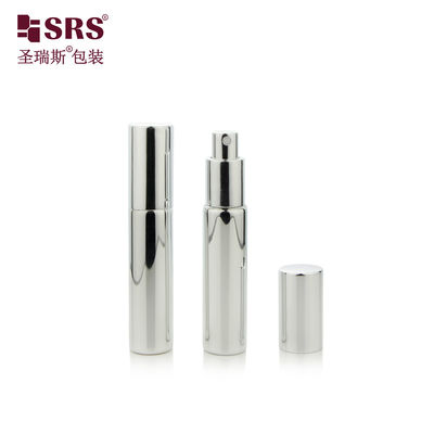 satın al BLPA 10ML Parlak Gümüş Boş Yuvarlak Cam Metalize Dekorasyonla Parfüm İçin Spray Pompa Şişesi online manufacture