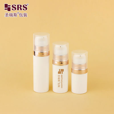 satın al A028 5ml 10ml 15ml 20ml Boş Yuvarlak PP Geri Dönüştürülmüş Malzeme Cep Yüz Jeli Havasız Pompa Şişe Örnek Enjeksiyon Renk Özelleştirme online manufacture