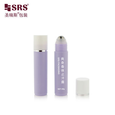 satın al RPP-30ml Enjeksiyon Mor Parlak Mat Finished Beyaz Kapak Dampalı Gümüş Yüzük Çelik Top Masaj Saç Serumu Rol Flaskı online manufacture