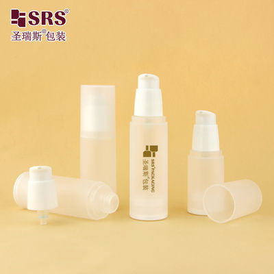 satın al PA0216 20ml 30ml 40ml 50ml PP Parlak Mat Kalıplı Plastik PP PCR Losyon Pompası İçeriği Havasız Şişe Deri Bakım Paketleri online manufacture