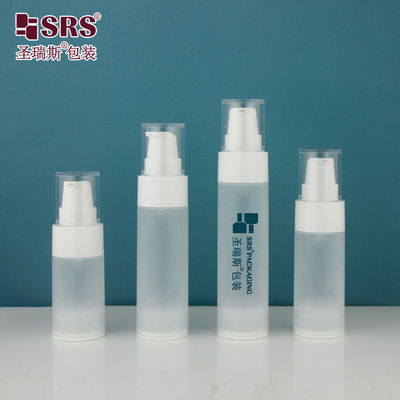 satın al PA0217 Parlak Matte Kalıplı Özel Plastik PP Havasız Pompa Losyon Şişesi Deri Bakımı Yüz Temizleyici Gel online manufacture
