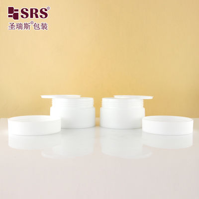 satın al SMPS 5g 10g 15g 30g 50g 100g 120g 150g Mat Finished Plastik Enjeksiyon Beyaz PP Krema Kavanoz Konteyner Paketleme online manufacture