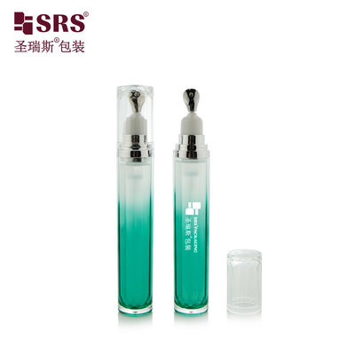 satın al LR001-15ML Yüksek Kalite Lüks Deri Bakım Göz Jelli Uygulayıcı Metal Zenk Kafa Akrilik Losyon Şişe Konteyner Tüp online manufacture