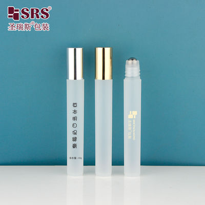 satın al RPA-10ML ((C) Açık Mat Frosted Plastik PP PCR Eko Dostu Göz Serumu Roll-On Şişe online manufacture