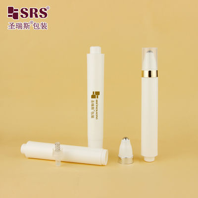 satın al AY 15ML Enjeksiyon Beyaz Parlak Mat Bitmiş Yuvarlak Kalem Şekli Hava Sıktırmayan Rulo Şişede Göz Kremi İçerikli online manufacture
