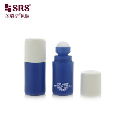 satın al RPPC1-60ML Mavi Mat Plastik PP Deodorant Şişe Üzerindeki Rulo Çocuklara Karşı Koruyucu Kapak Sızıntı Yok online manufacture