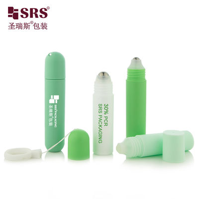 satın al RPPF RPPG 20ML 25ML PP Kubbe Kapaklı PCR Roll On Şişe Deodorant Serum Jel Uygulayıcı Toptan Sızdırmaz online manufacture