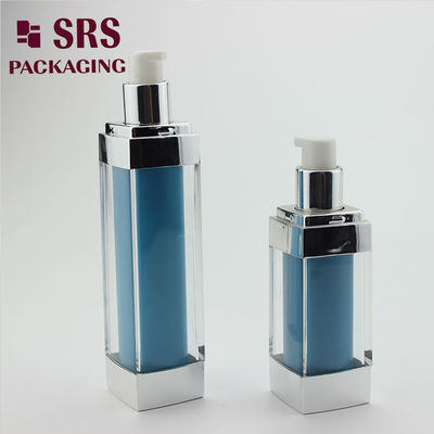 satın al Shengruisi ambalajı L052-30ml 50ml 80ml 120ml akrilik kare kozmetik losyon şişesi online manufacture