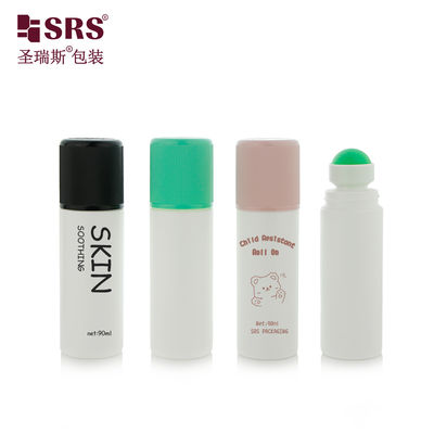 satın al RPPD1-90ML New Color Plastic PP PCR Roll On Deodorant Gel Bottles With Child Proof Cap online manufacture