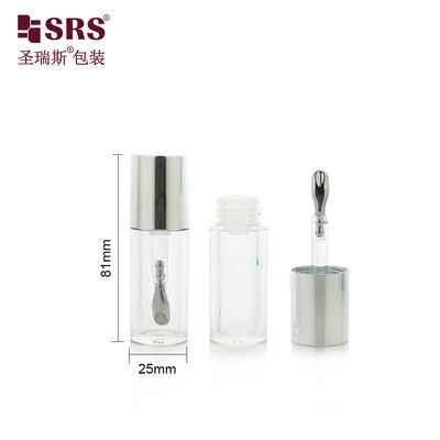 satın al G1185 Skincare Empty Clear Plastic Round Makeup Cute Lipgloss Tube Cosmetic Packaging online manufacture