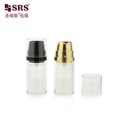 satın al SRSA404 15ml 30ml 50ml Transparent AS Plastic Airless Bottle For Facial Gel Serum Packaging online manufacture