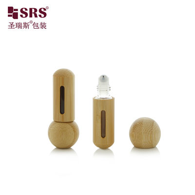 satın al BG-5ML Tatlı Mini Taşınabilir Yuvarlak Alt ve Yuvarlak Başlıklı Bambu Roller Çelik Top Şişe online manufacture