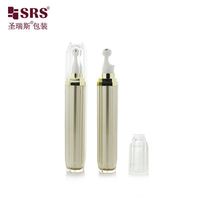 satın al L002 15ML 20ML Çift Duvarlı Akrilik Rulo Göz Serumu Uygulayıcısı Şişede Lüks Paketleme online manufacture