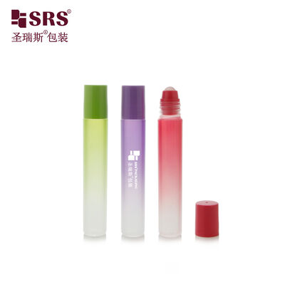 satın al RPP 8ml Boyalı Gradient Rengi Kırmızı Yeşil Mor Renkli Plastik PP Şişe Üzerinde Rulo Akne Gel Uygulayıcısı online manufacture