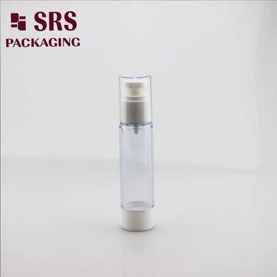 satın al A027 şeffaf plastik şişe kozmetik özü serum pompası havasız şişe online manufacture