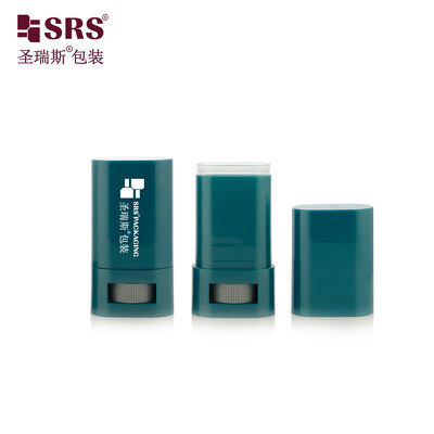satın al D043 Güneş koruyucu ve deodorant için boş oval cep boyutlu balsam çubuğu konteyneri 15 ml 20 ml online manufacture