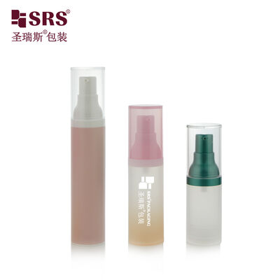 satın al PA029 15ml 30ml 50ml Mat Frosted Boş PP Açık Havasız Şişe Losyon püskürtme pompası ile online manufacture