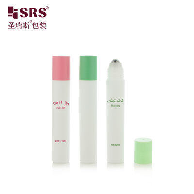 satın almak RPPF 30ML Yeni Varış Plastik Saç Özü Serum Rulo Çelik Bilyalı Şişe online manufacture
