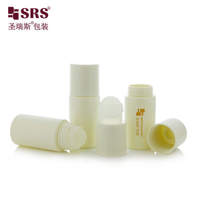satın almak Ekoloji dostu PET Rulo Şişe 50ml Döşeme Boynuz Boş Kozmetik Kapsu Vücut Yağı için Deodorant Göz Serumu Paketleme online manufacture