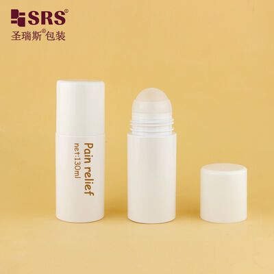 satın almak 130ml PET Roll On Flask Büyük Kapasite Vücut Bakımı Gel Deodorant Sıvısı için Boş Rol Flasklar online manufacture