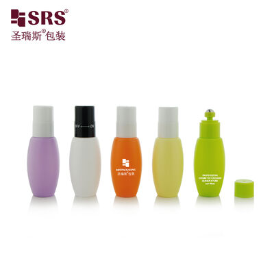 satın almak 45ml Oval HDPE Plastik Roll-on Şişe Parfümler için Boş Deodorant Rol Konteyneri online manufacture